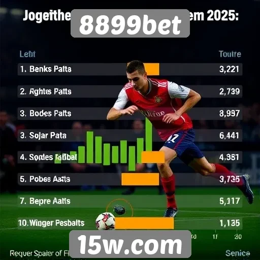 Estatísticas sobre jogadores no 8899bet em 2025